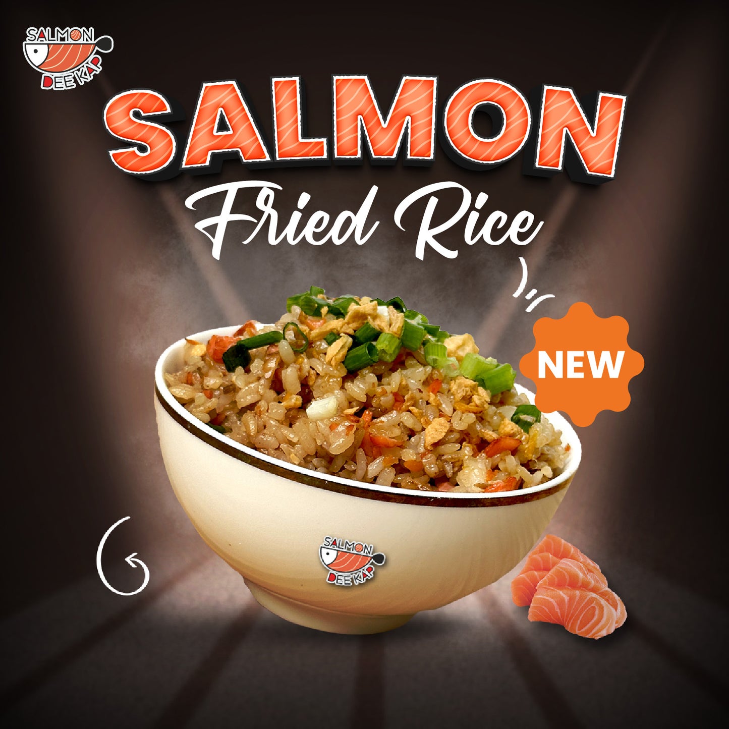 Salmon Fried Rice (Non-Spicy)