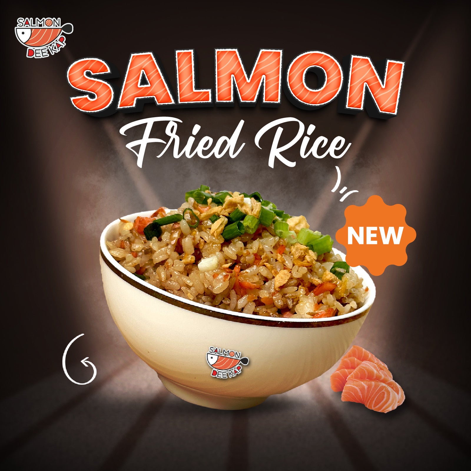 Kap Rice Salmon Fried Rice (Non-Spicy) – Salmon Dee Kap