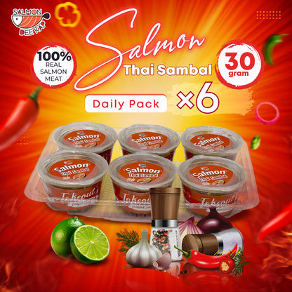Salmon Thai Sambal 30Gx6 (Sauce Cup)