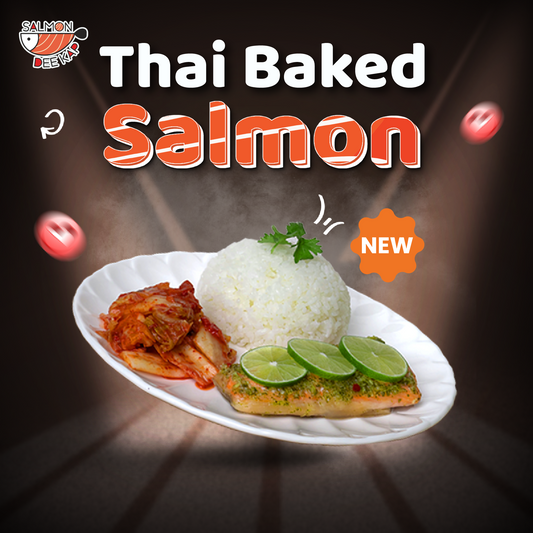 Thai Baked Salmon Set Meal